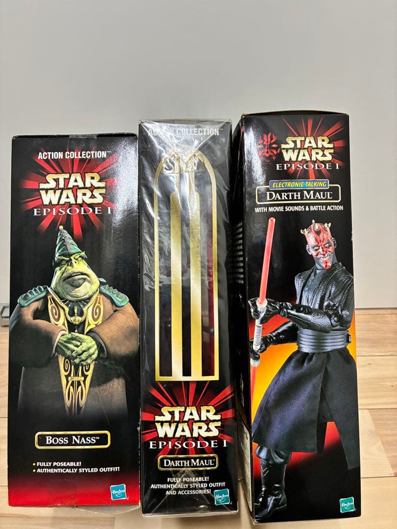 Star Wars スターウォーズEpisode I 12インチ　3体セット