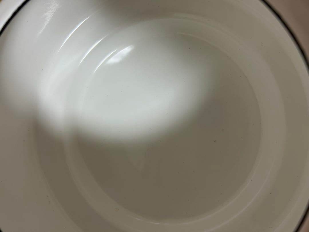 ダンスク　ホーロー　両手鍋、片手鍋のセット　　ホワイト