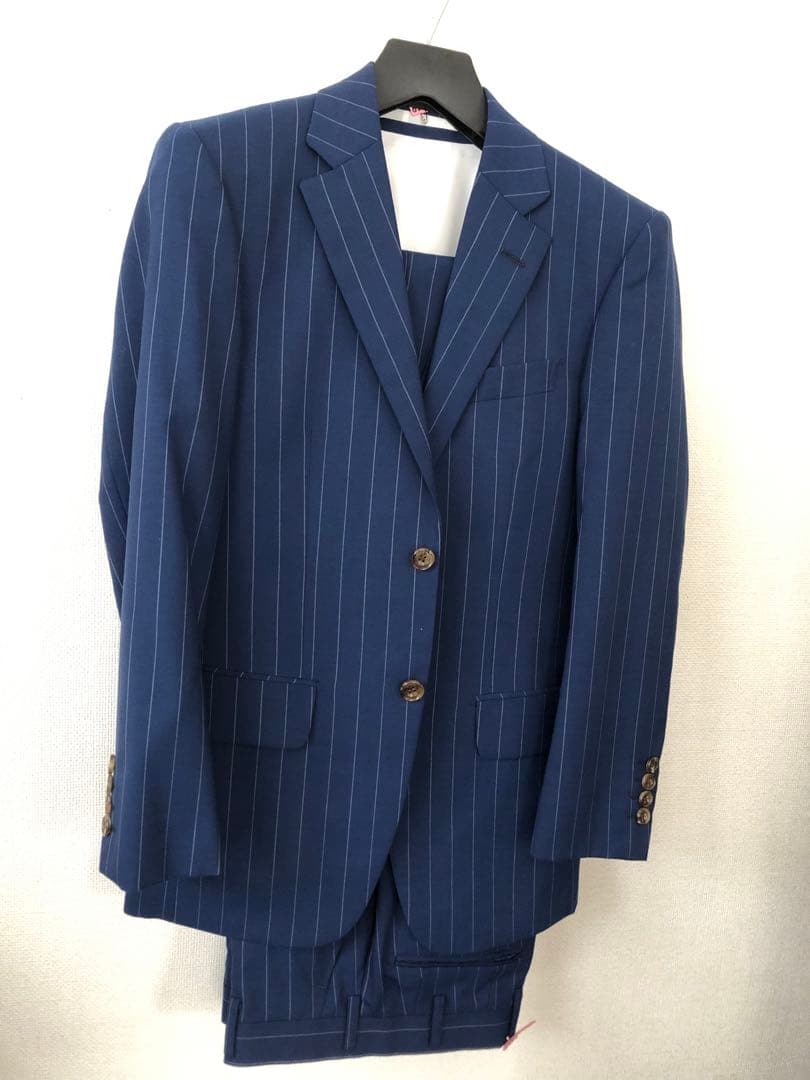 美品HANABISHI花菱オーダースリーピーススーツ