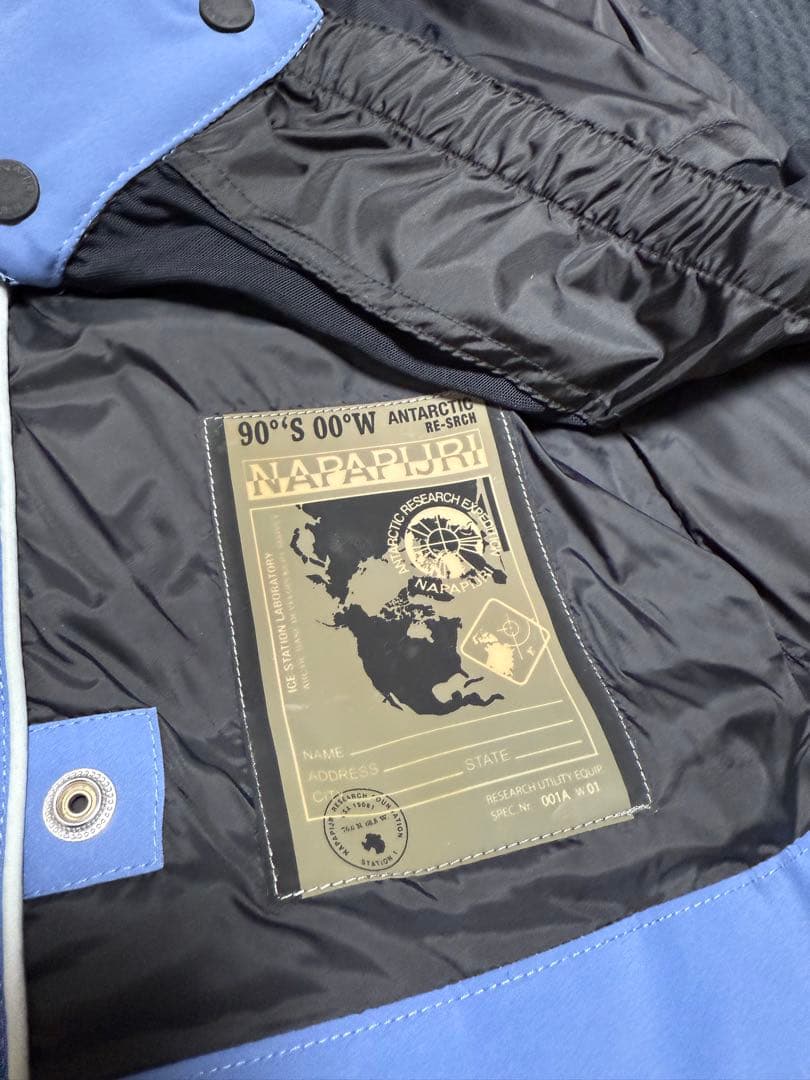 NAPAPIJRI レディース Mブルー ナパピリ SKI ダウン スノーウェア