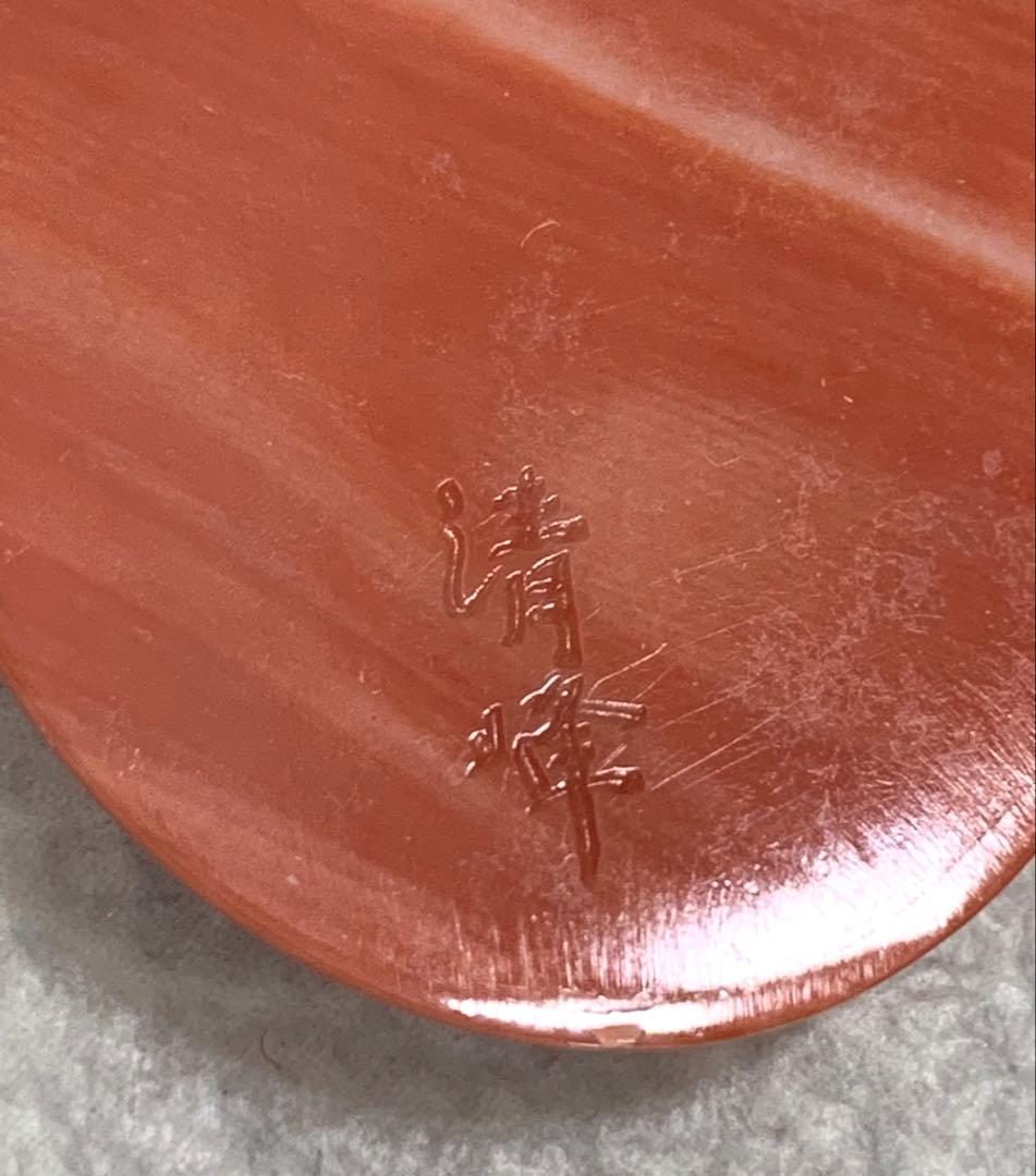 本珊瑚 カメオ 清峰作 重量約6.6g 女性横顔彫刻 サンゴ さんご