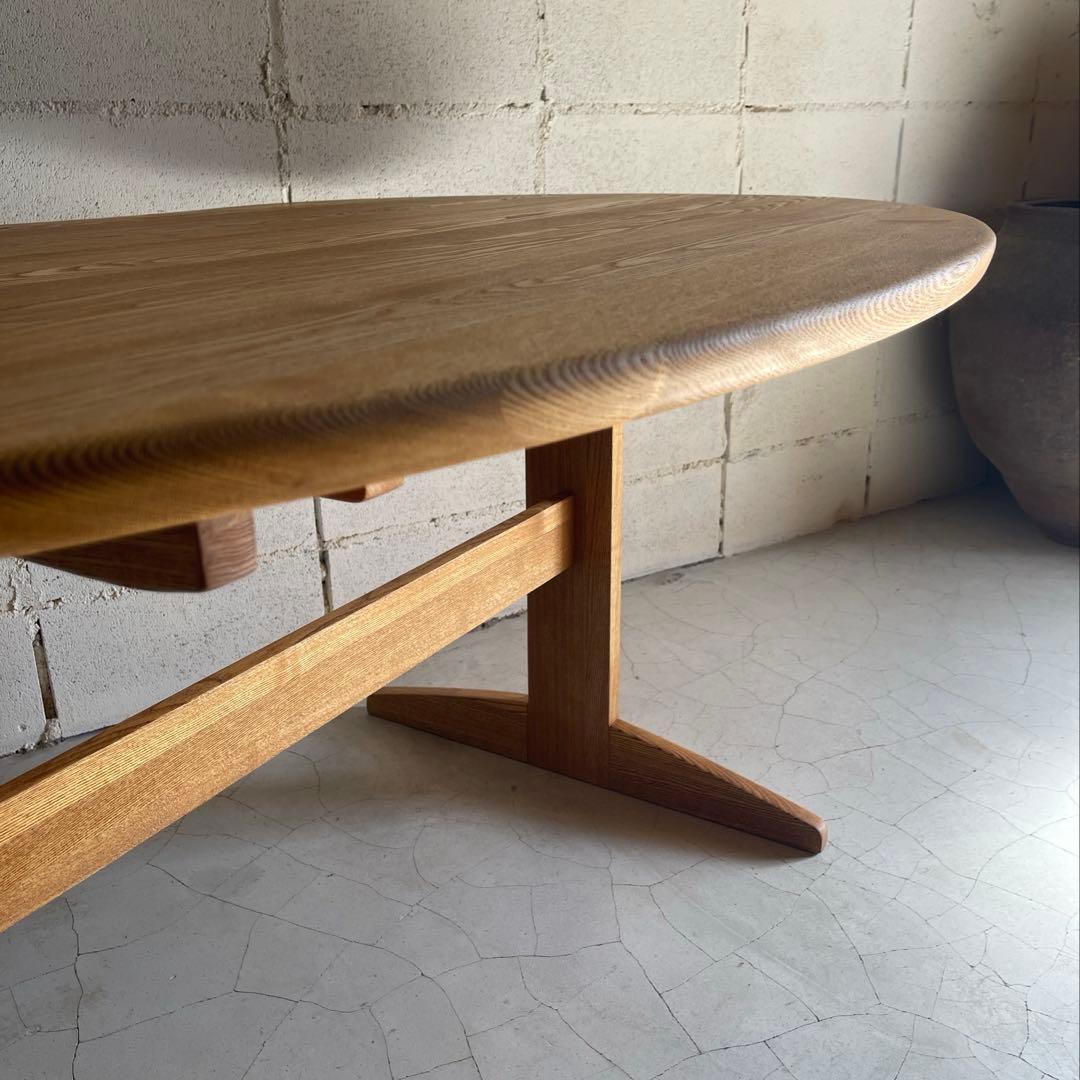 美品　リビングハウス　ダイニング3点セット　ダイニングテーブル　ベンチ　チェア