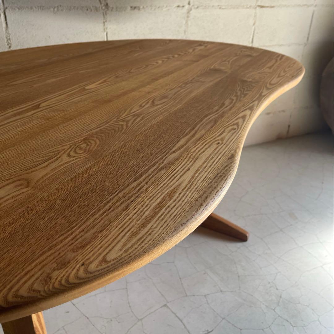 美品　リビングハウス　ダイニング3点セット　ダイニングテーブル　ベンチ　チェア