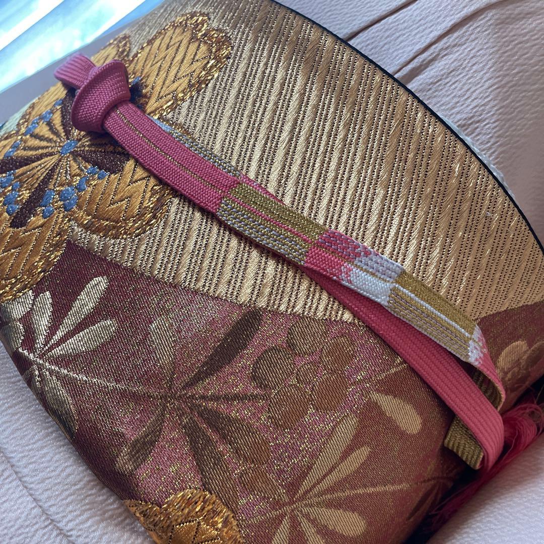 大輪の桜が煌めく袋帯