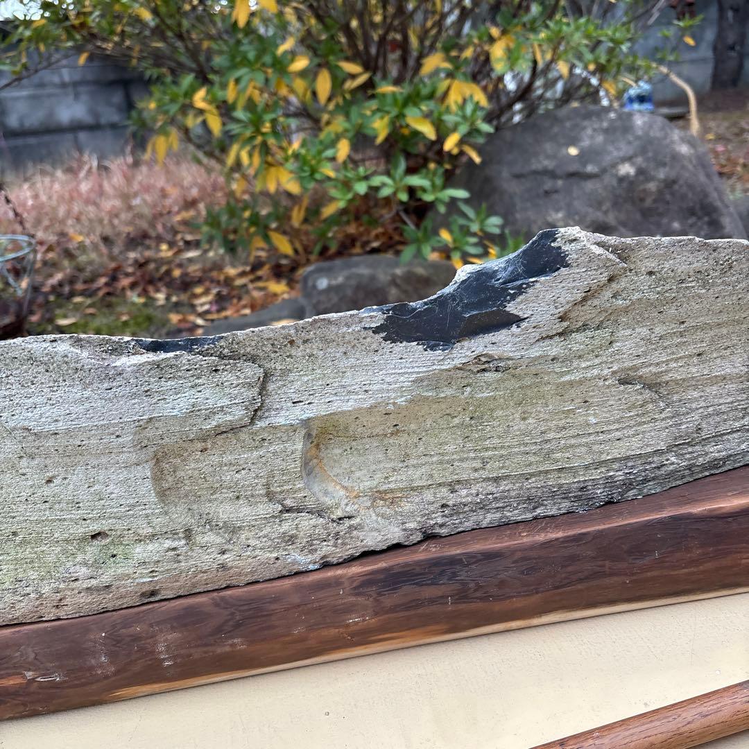 特大 カンカン石 サヌカイト 讃岐石 原石 天然石 水石 石琴 24.4kg