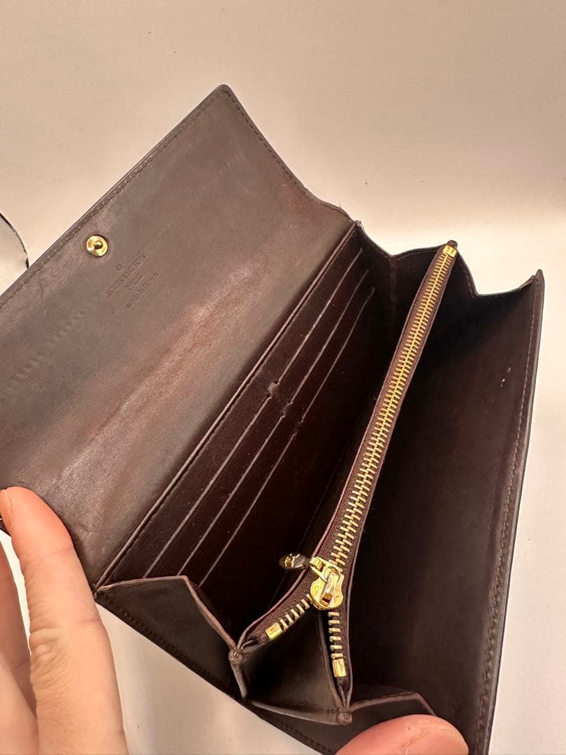 限定値下げ‼️Louis Vuitton✨️ ブラック 黒 レザー 長財布 ヴェルニ