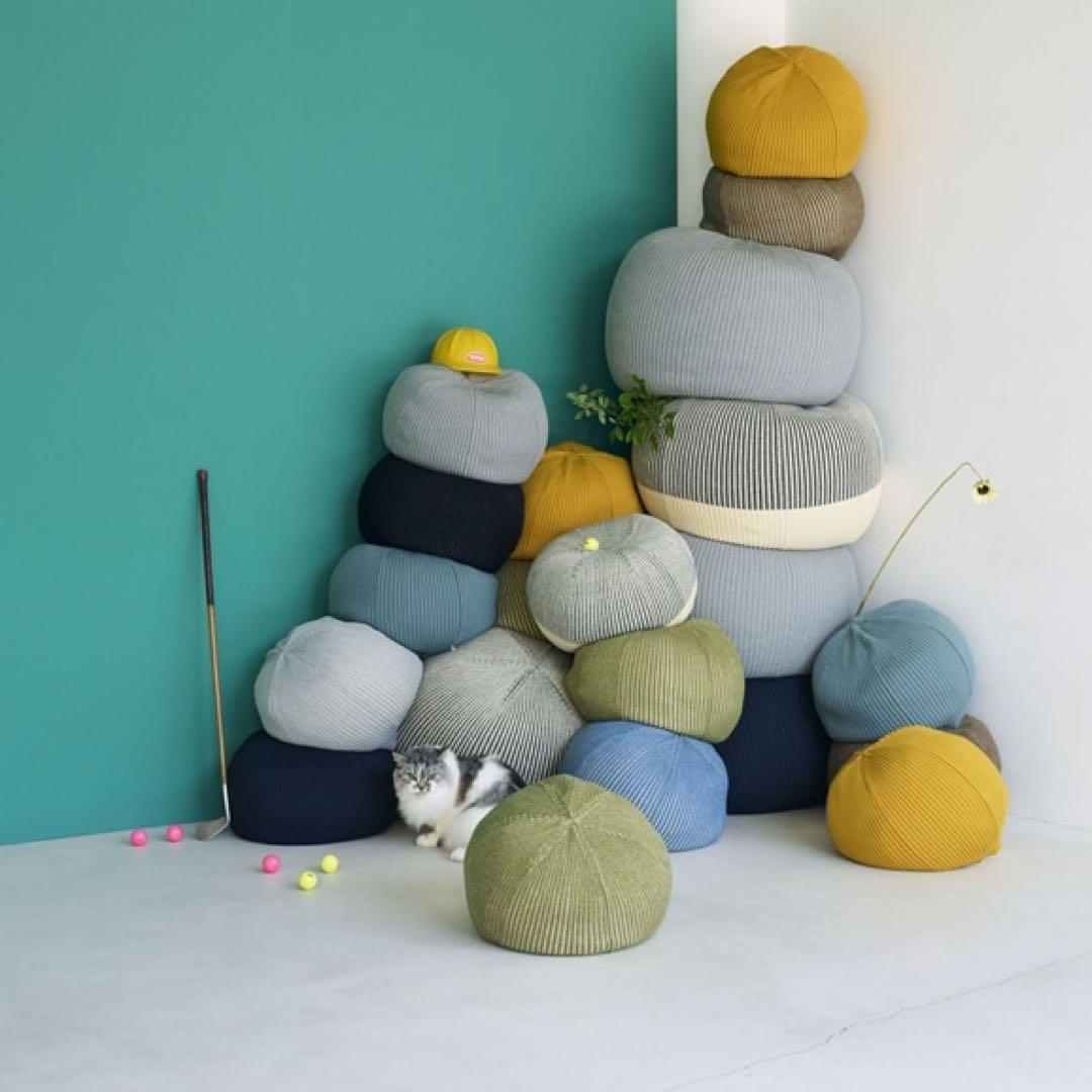 IDEE PUUF 本体セット プーフ White×Black MIX PUUF