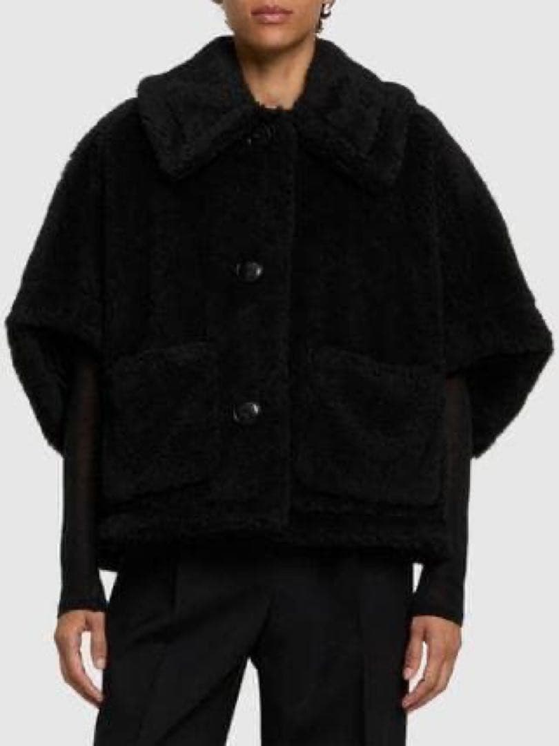 maxmara マックスマーラ　テディベア　ポンチョコート　NEWTERZO