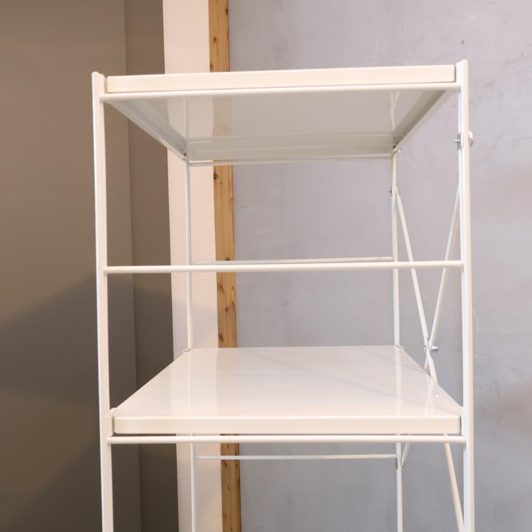 無印良品 MUJI スチール 6段ユニットシェルフ オープンラック 収納 本棚