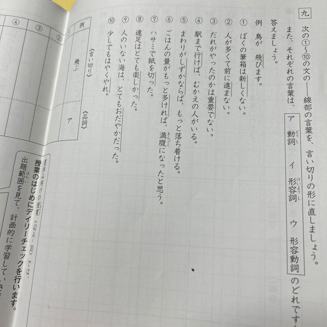 ㉒ A サピックス　SAPIX 国語 4年　Aテキスト　基礎と実戦　一年分　美品