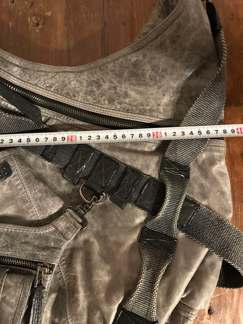 kmrii レザー　ショルダーバッグ　Y2k 初期　セパレート　ケムリ