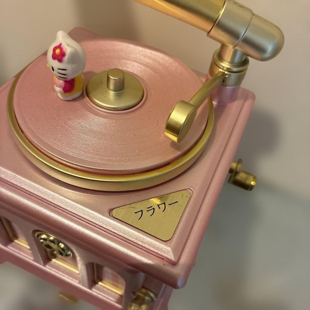 お値下げ！ハローキティ　オルゴール ジュエリーボックス　1997年製　レトロ