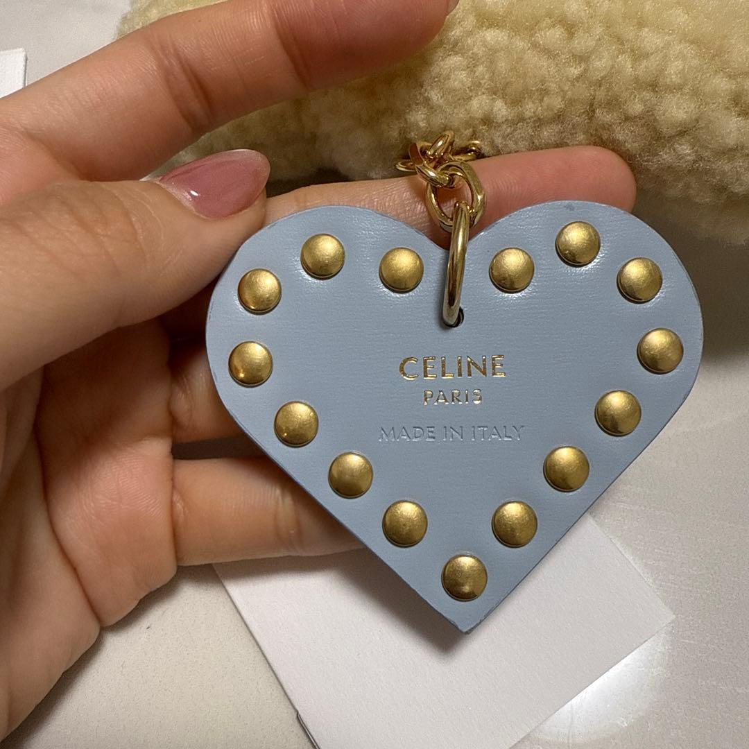新品　付属品完備　CELINE セリーヌ　トリオンフ ポンポンチャーム