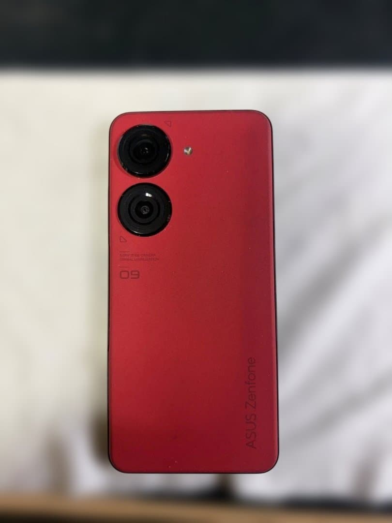 ASUS ZenFone9 A12202 サンセットレッド　国内版simフリー