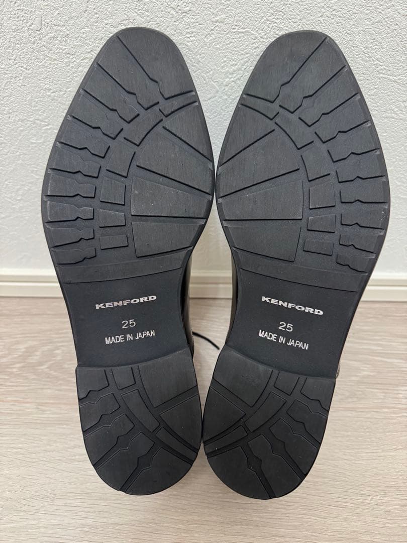 【未使用】KENFORD KB48 AJ ストレートチップ 黒 25cm 日本製