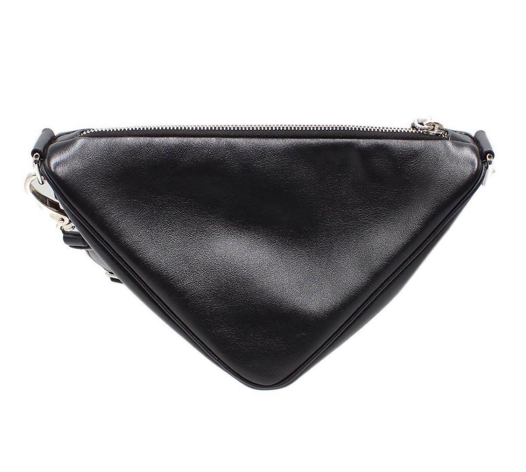 Q2455 美品 プラダ GRACE LUX トライアングルショルダーバッグ