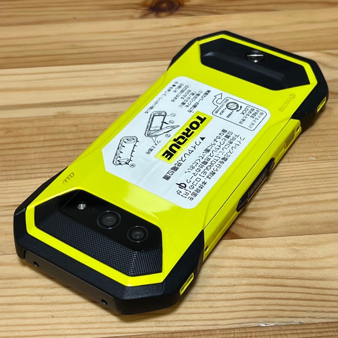 京セラ TORQUE 5G KYG01 イエロー SIMフリー au