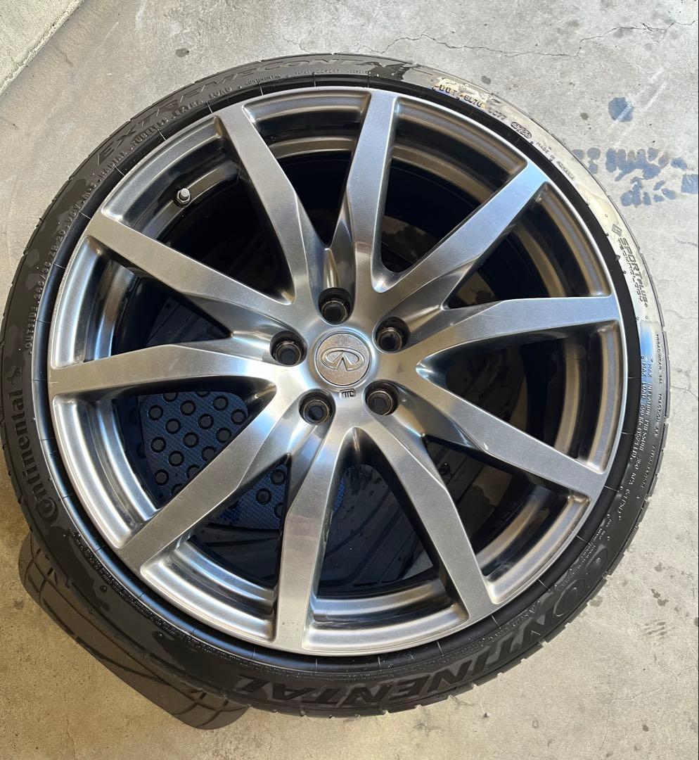 GTR35 中期純正ホイール　フロント4本9.5J x20＋20 ゆう