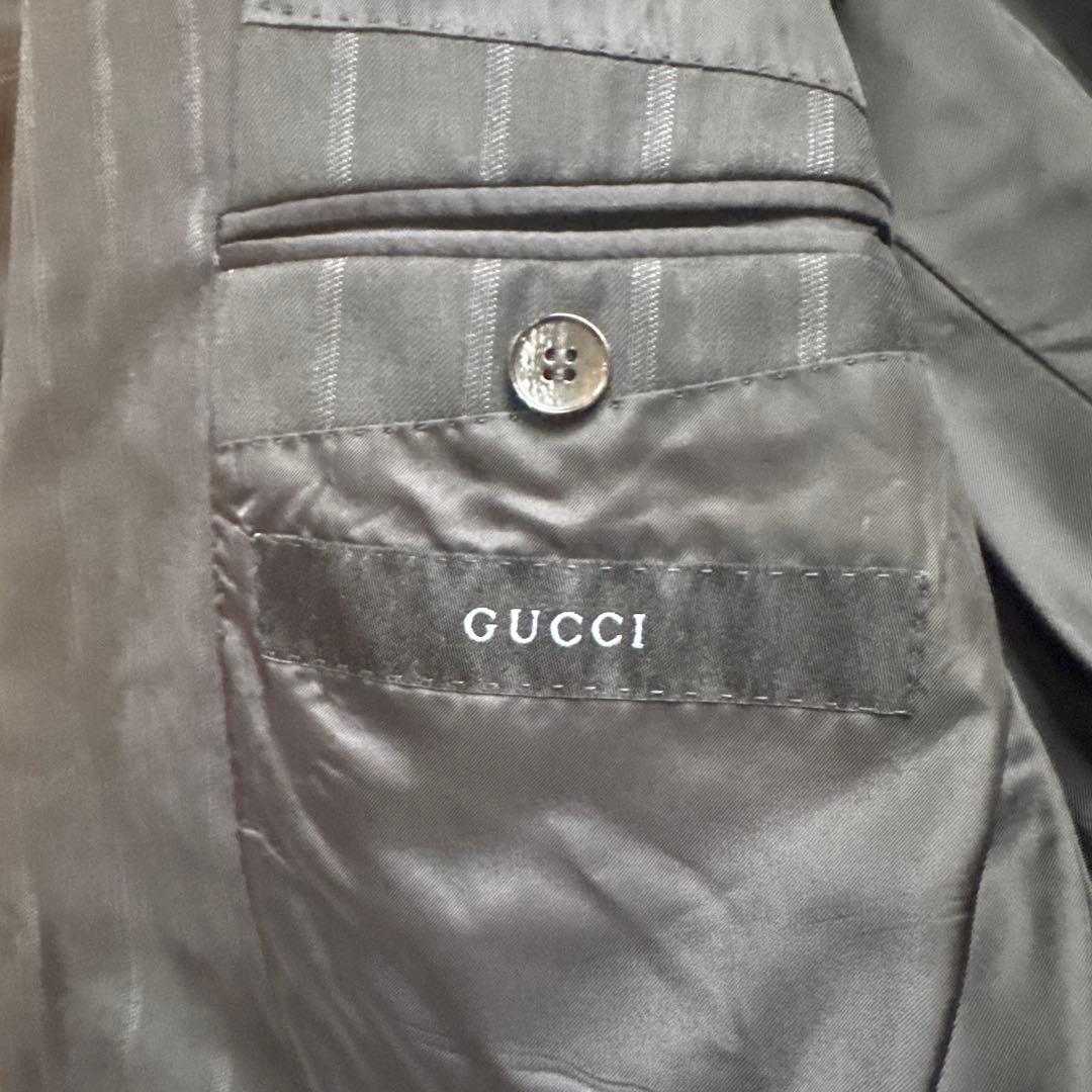 GUCCI ストライプ スーツジャケット 48