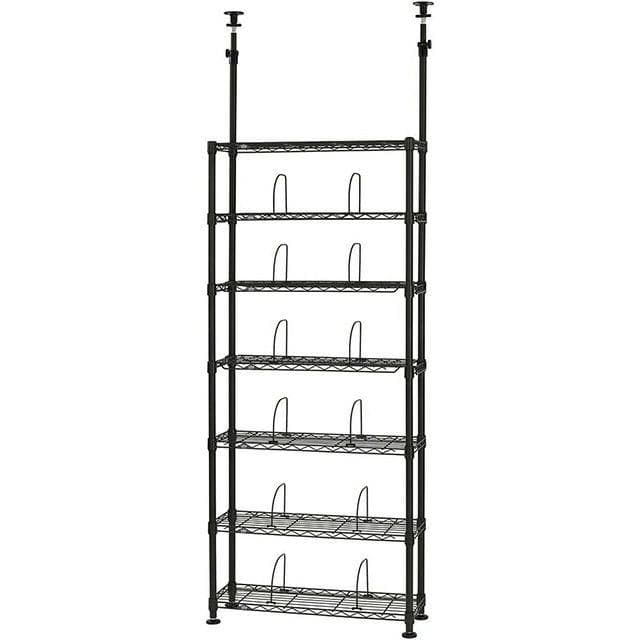 ドウシシャ ルミナスノワール 突っ張りラック 幅75cm NO76-7T