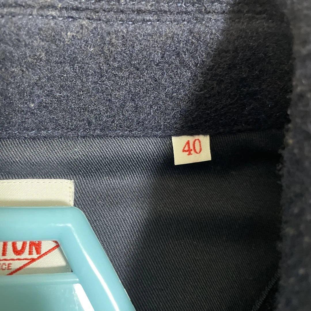 DANTON ウールモッサコート/40/ウール/NAVY/18A-WS-003