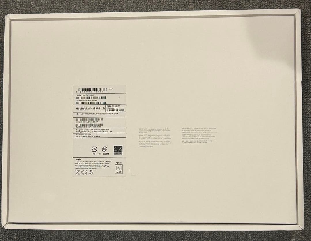 Apple MacBook Air 13.6インチ