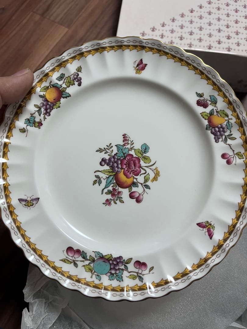 Spode Harvest Rose プレート5個