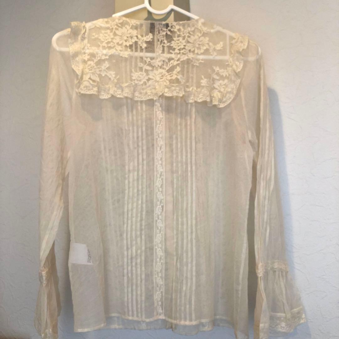 ルールロジェット leur legette レースアイボリー ブラウス サイズ1