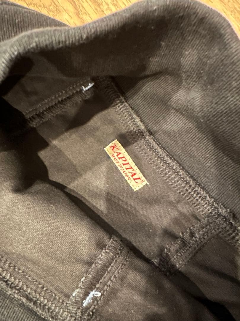 KAPITAL 黒 サルエルパンツ