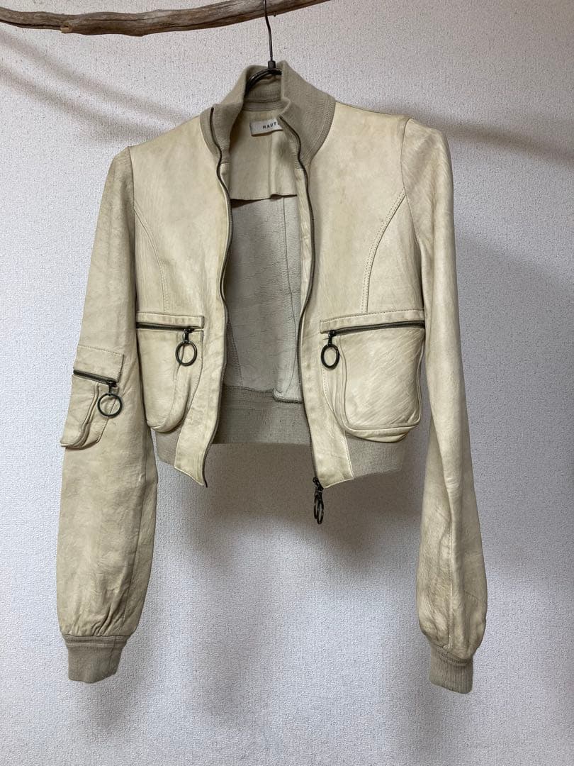 HAUTEオート羊革ラムレザージャケットRick Owensリックオウエンス