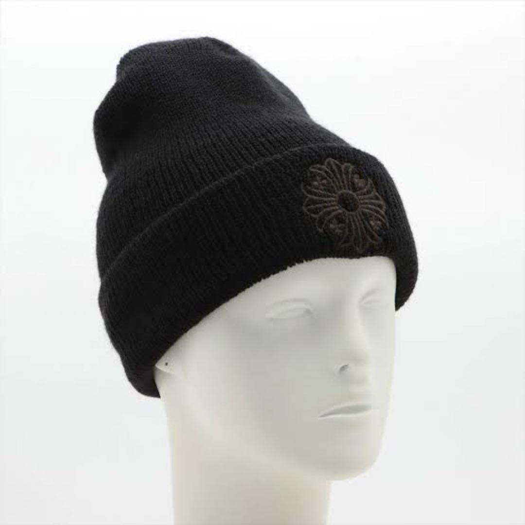 CHROME HEARTS クロムハーツ CHプラス刺繍ビーニー ニット帽