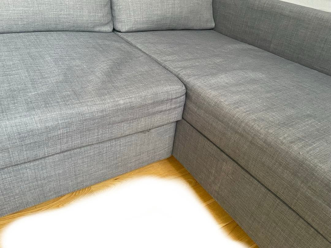 フリーヘーテン グレー IKEA ソファベッド ダブルベッド