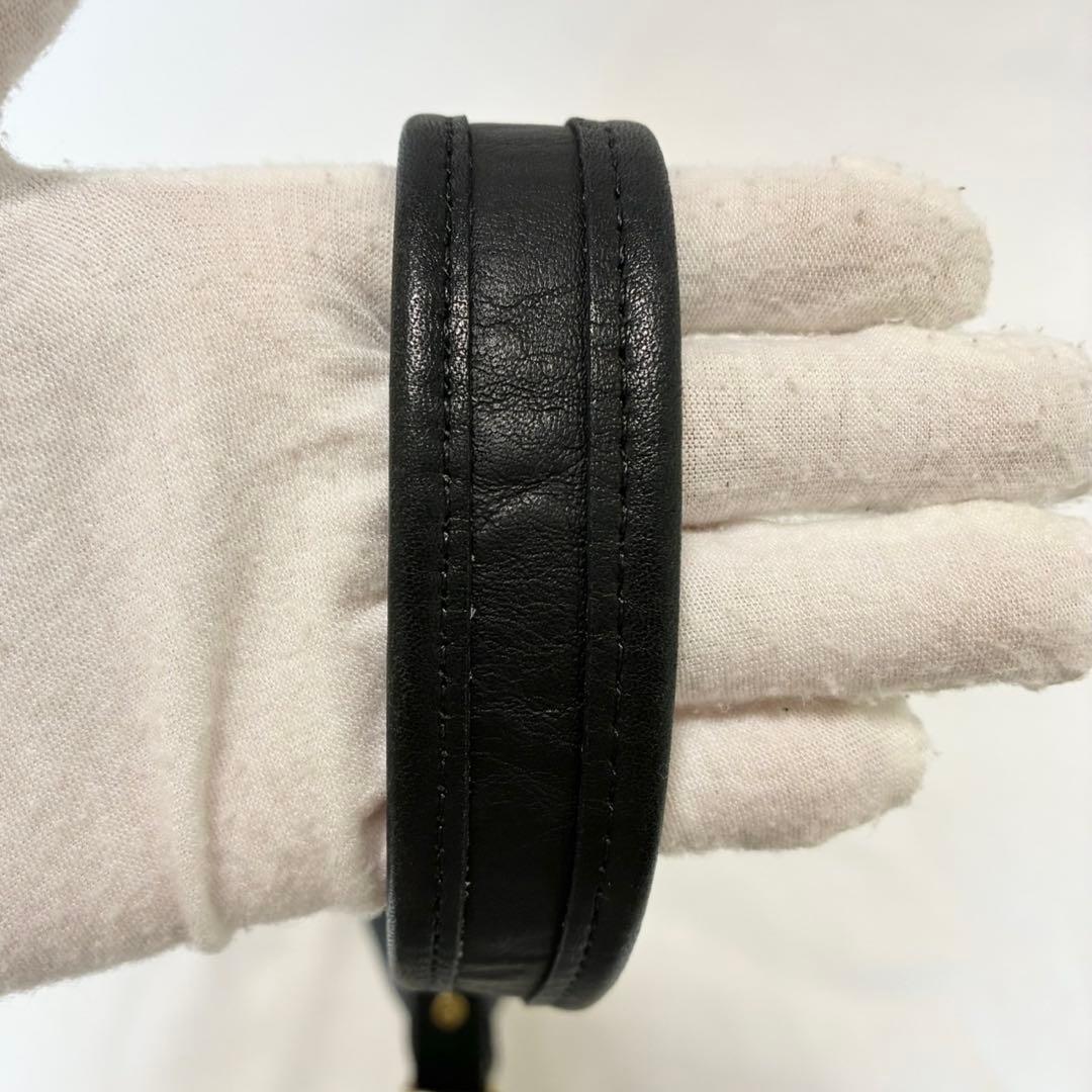 【美品】オールドコーチ 9019 バケツバッグ ショルダーバッグ レザー 黒