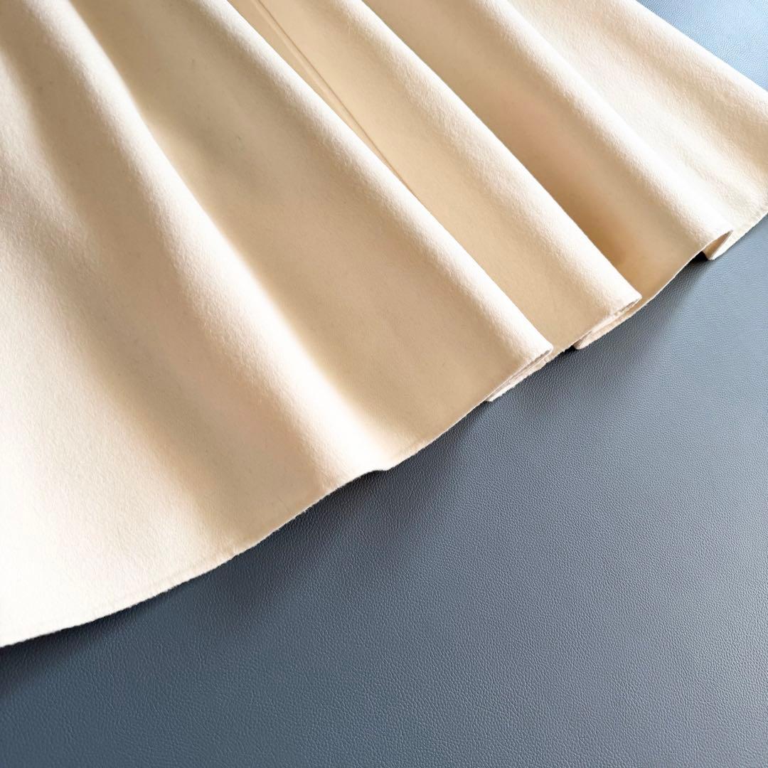 マディソンブルー MADISONBLUE ウール ケープコート ポンチョ　白