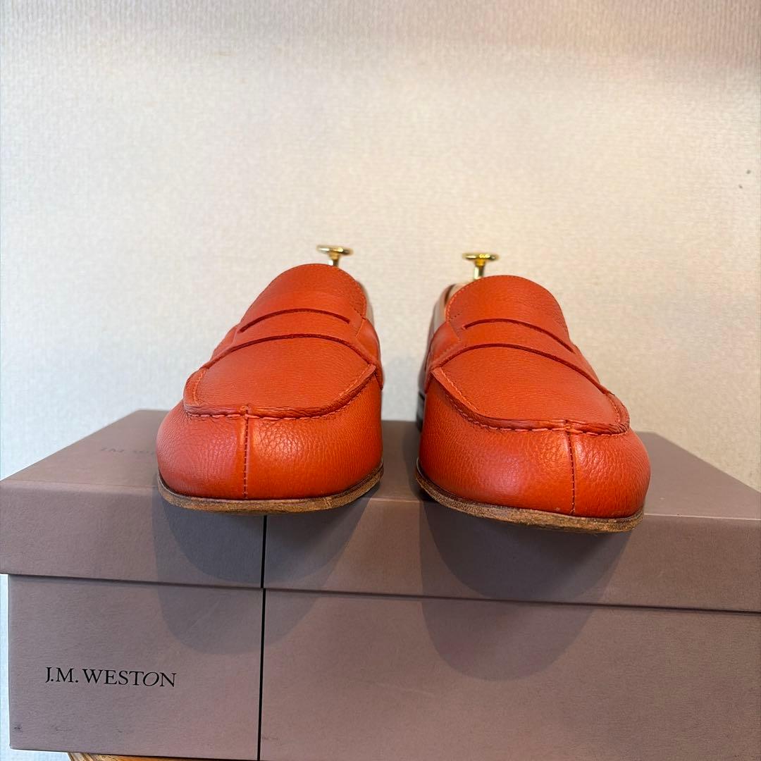 J.M. WESTON 281 ルモック　ローファー　オレンジ　5/D