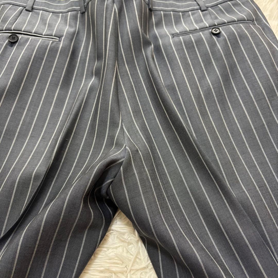 ISAIA 高級スーツセットアップ　ストライプ　大きいサイズ　XL