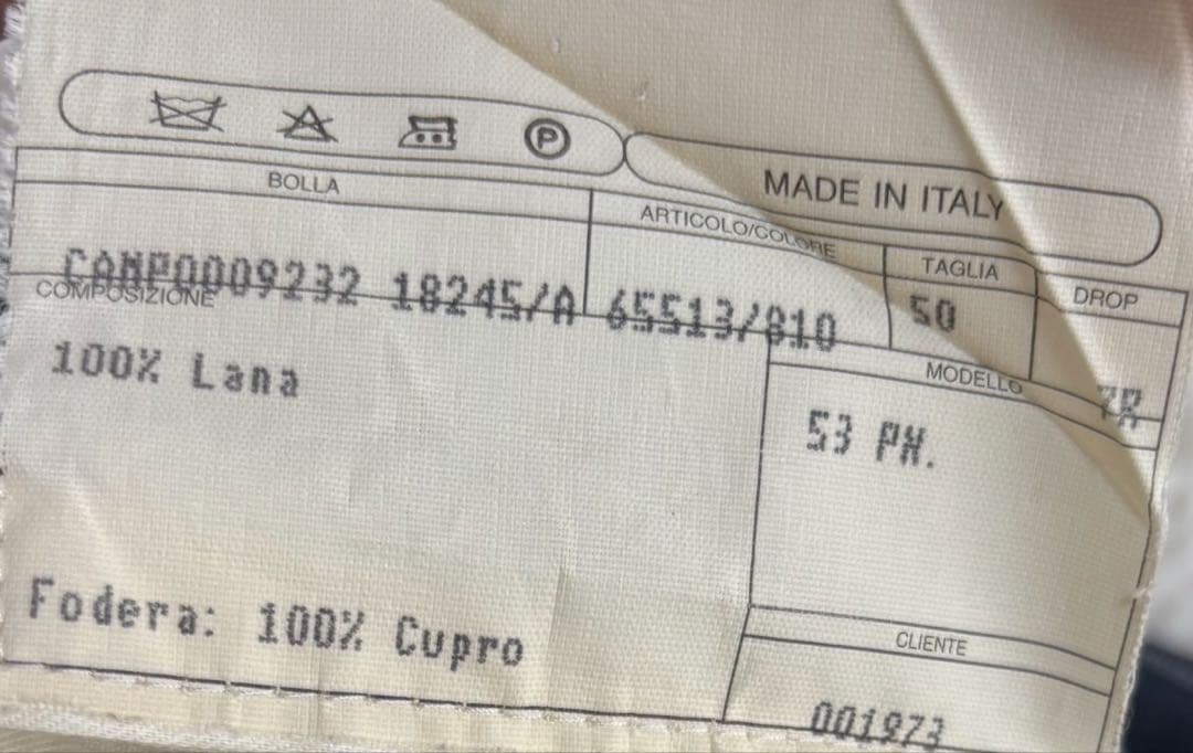 ISAIA 高級スーツセットアップ　ストライプ　大きいサイズ　XL