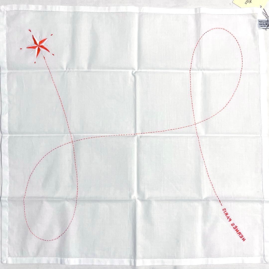 pito【新品未使用】HERMES ハンカチ スター コンステラシオン