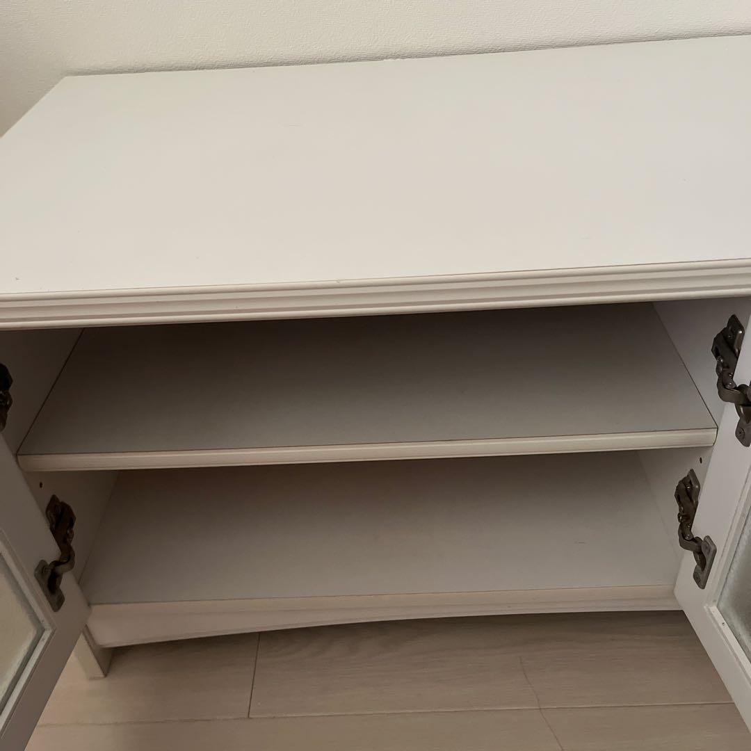 ホワイト テレビボード 姫系