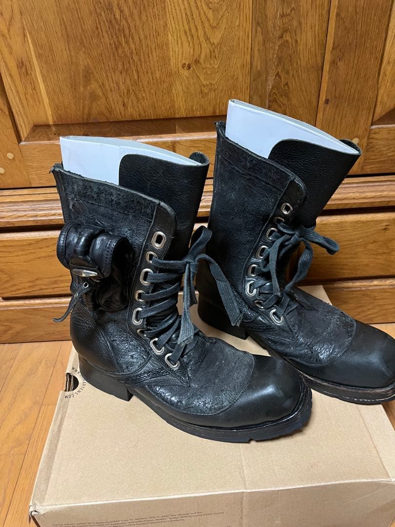 KMRii CHROME BOOTS STUDS ケムリ　クロムスタッズブーツ