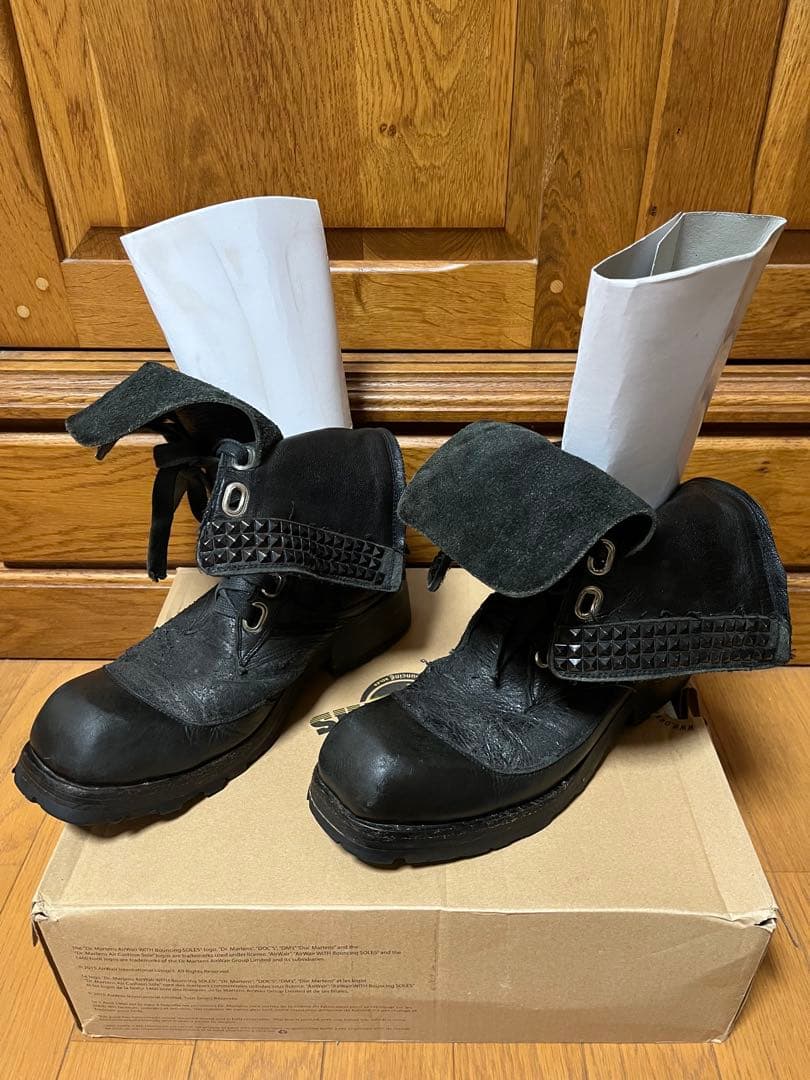 KMRii CHROME BOOTS STUDS ケムリ　クロムスタッズブーツ