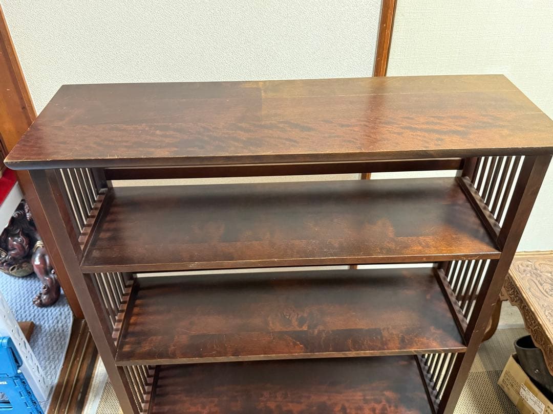 HOKKAIDOU 北海道民芸 本棚 書棚 飾棚 オープン 送料込み250701