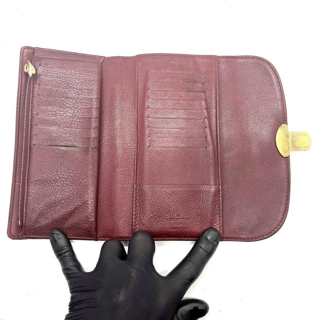 こ*ん様 ルイヴィトン　マヒナ ポルトフォイユ・アメリア 長財布 パンチング レ