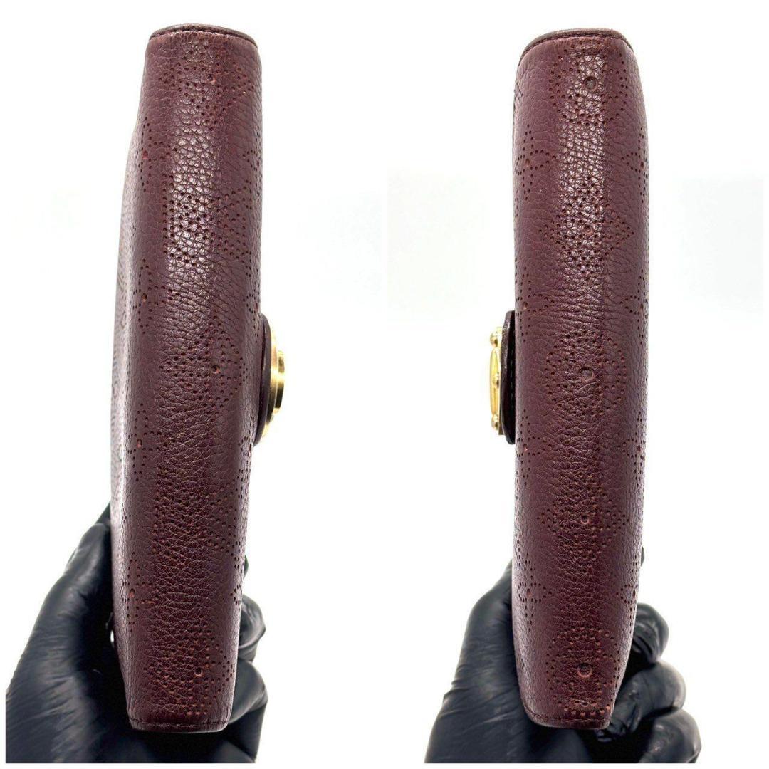 こ*ん様 ルイヴィトン　マヒナ ポルトフォイユ・アメリア 長財布 パンチング レ