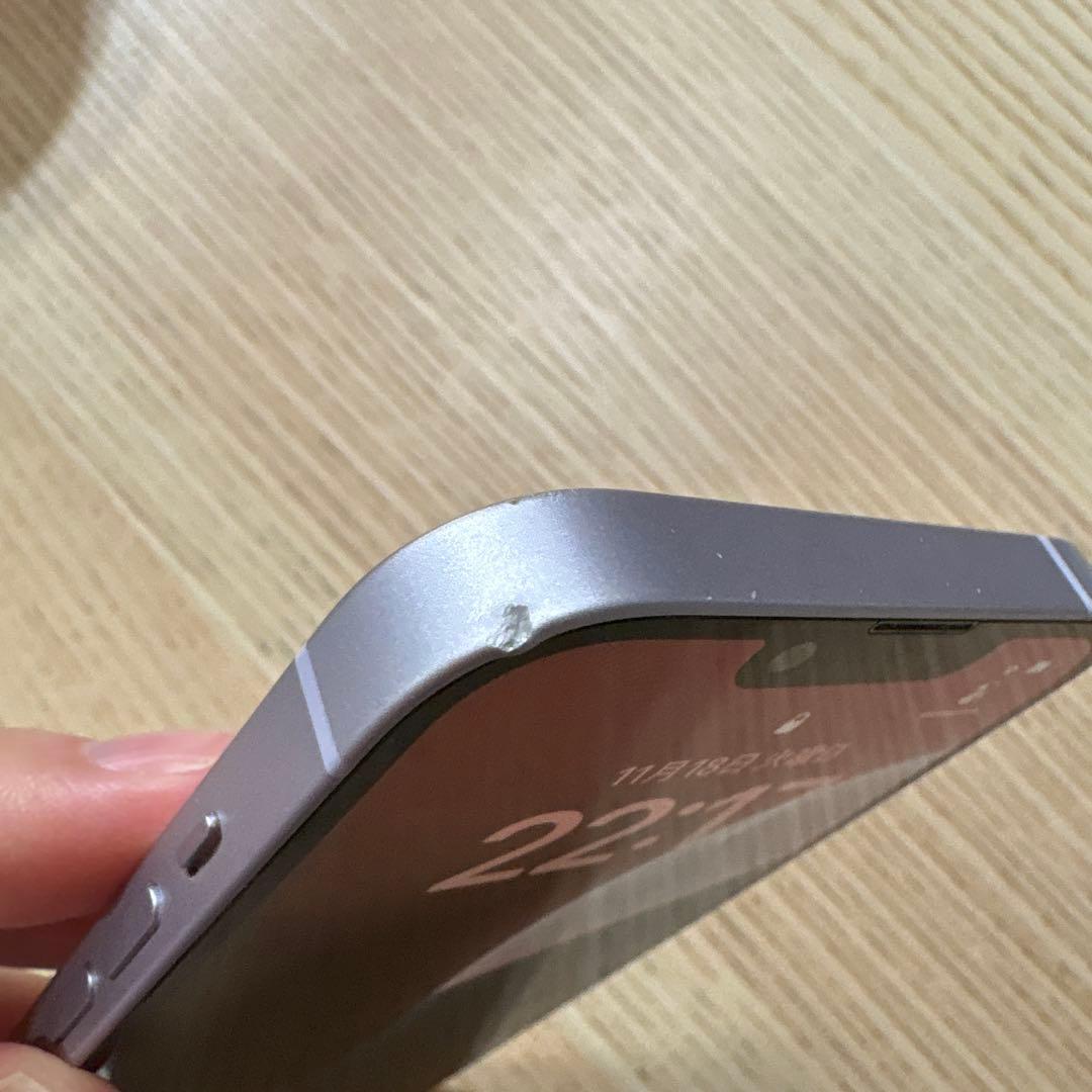 iPhone14 128GB パープル　キズあり