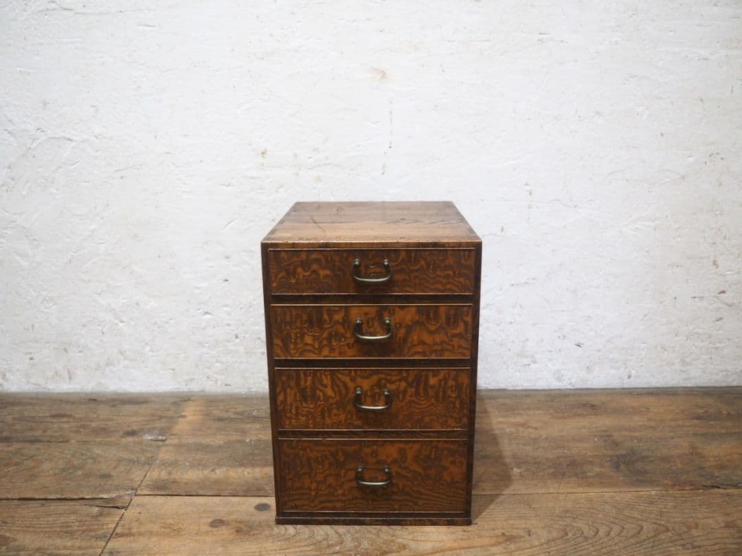 1108　ヴィンテージ　昭和レトロな小引き出し　収納棚　書類ケース　 チェスト