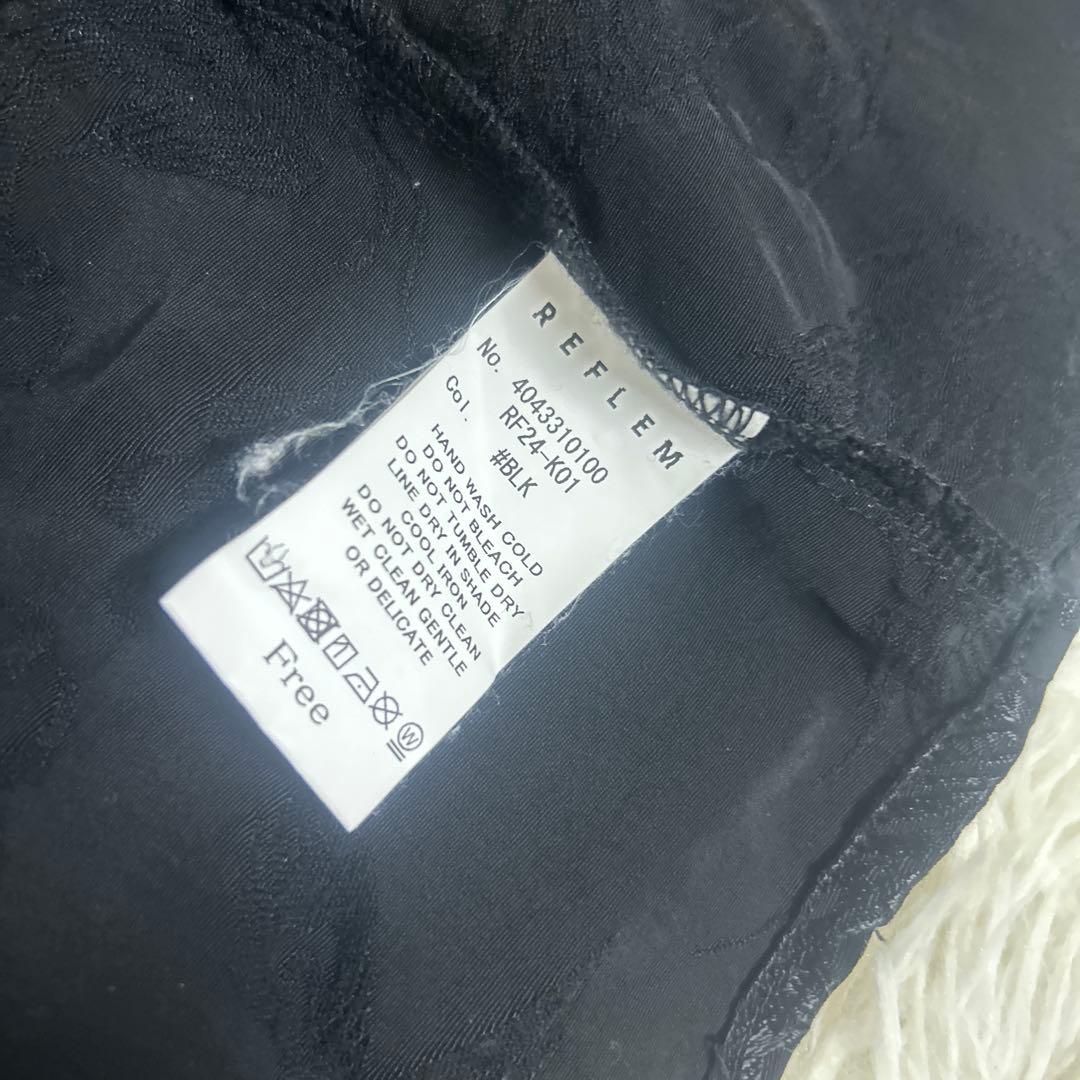 ♡美品♡ REFLEM ショルダー　ZIP 総柄　チャイナ　シャツ レフレム