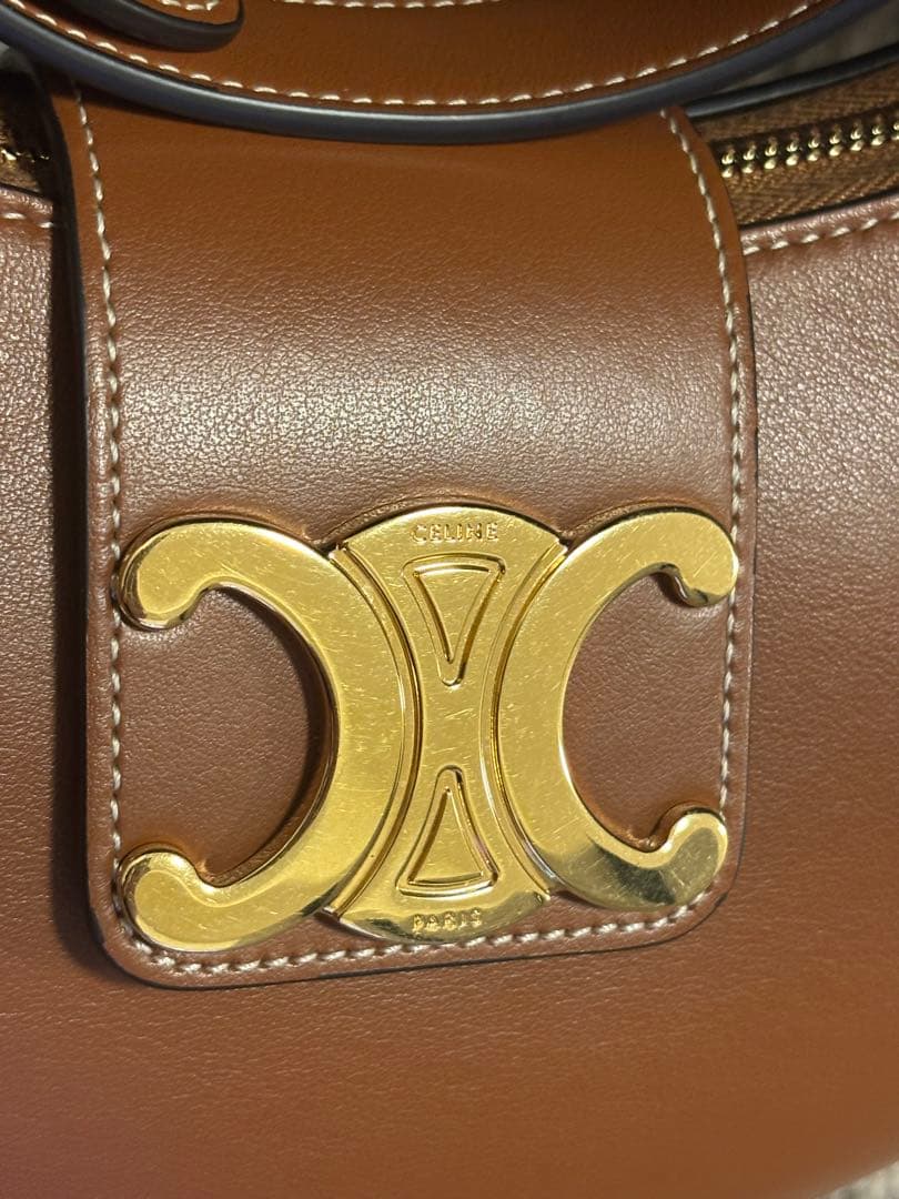 最終値下げ ミディアム AVAトリオンフ バッグ / スムースカーフスキン