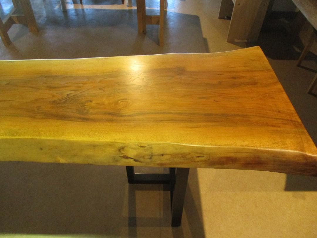 J-0019■　ウォールナット　テーブル　ローテーブル　ダイニング　座卓　一枚板