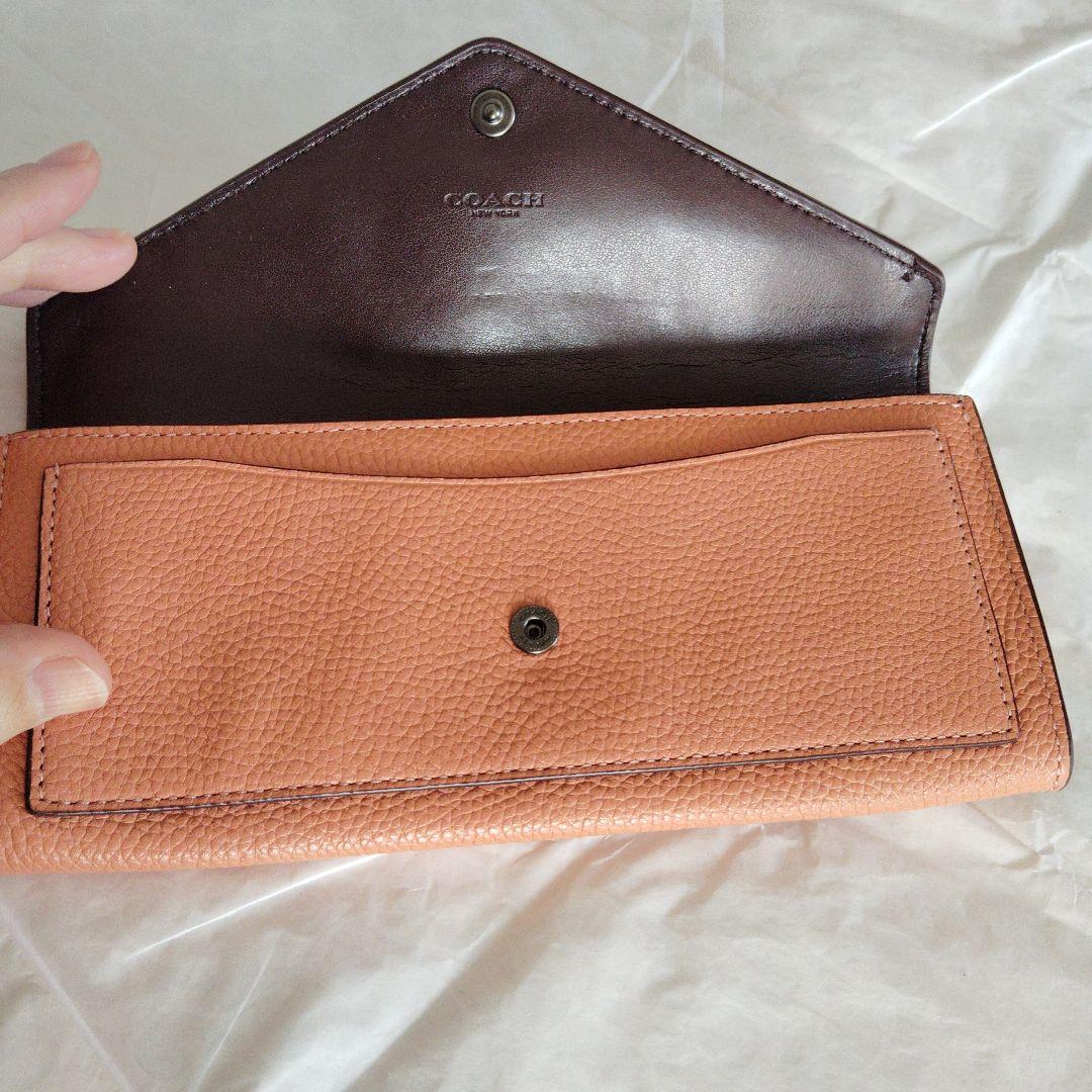 新品　COACH コーチ　ビジュー付き長財布